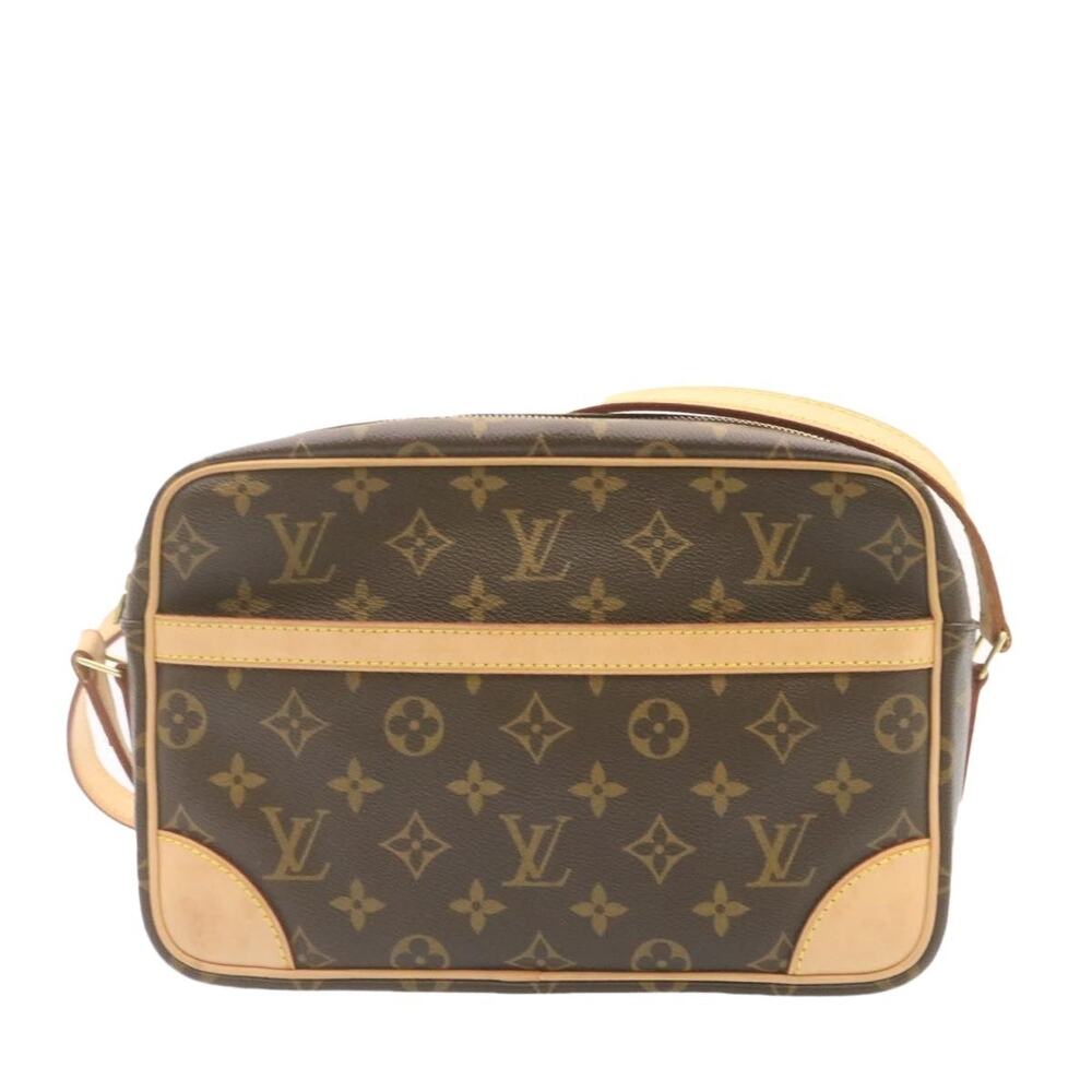 Louis Vuitton Monogram Trocadero 27 Shoulder Bag Brown